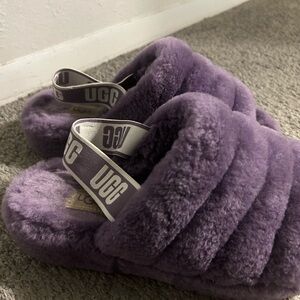 UGG Lavender Plush Sandals